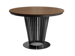 Table Oswego 179 (Noir + Noix sombre)