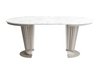 Table Oswego 181 (Cachemire + Marbre blanc)