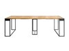 Table pliante Oswego 180 (Noir + Craft chêne)