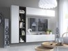 Ensemble de salon Comfivo Natura (Blanc + Graphite)