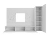 Ensemble de salon Comfivo Salix VI (Blanc + Marbre blanc)