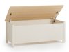 Boîte de rangement Velferi 120 (Beige + Chêne)