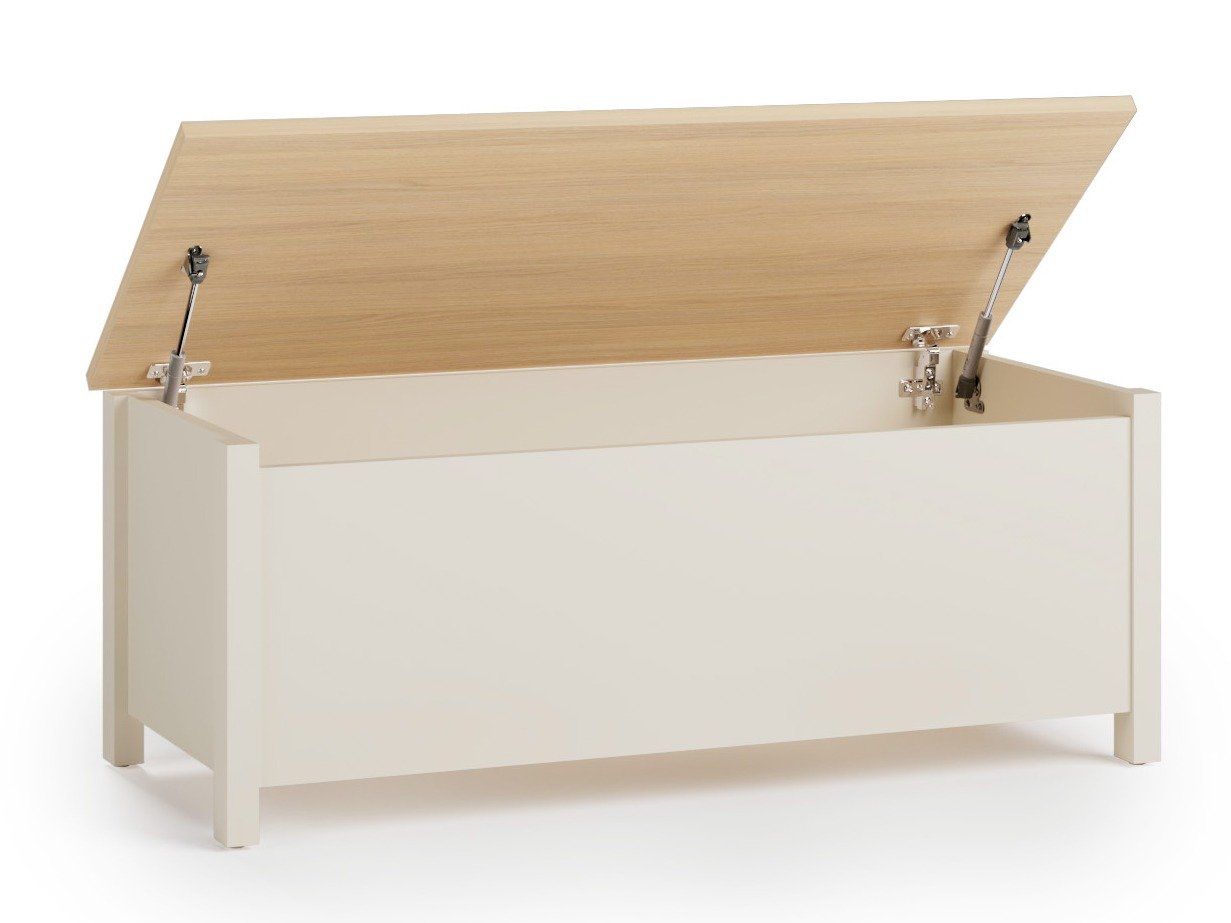 Boîte de rangement Velferi 120 (Blanc + Rose)