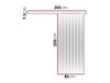 Porte coulissante Dover 202 (Anthracite + Noir)