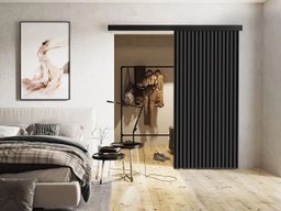 Porte coulissante Dover 203 (Anthracite + Noir)