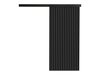 Porte coulissante Dover 203 (Anthracite + Noir)