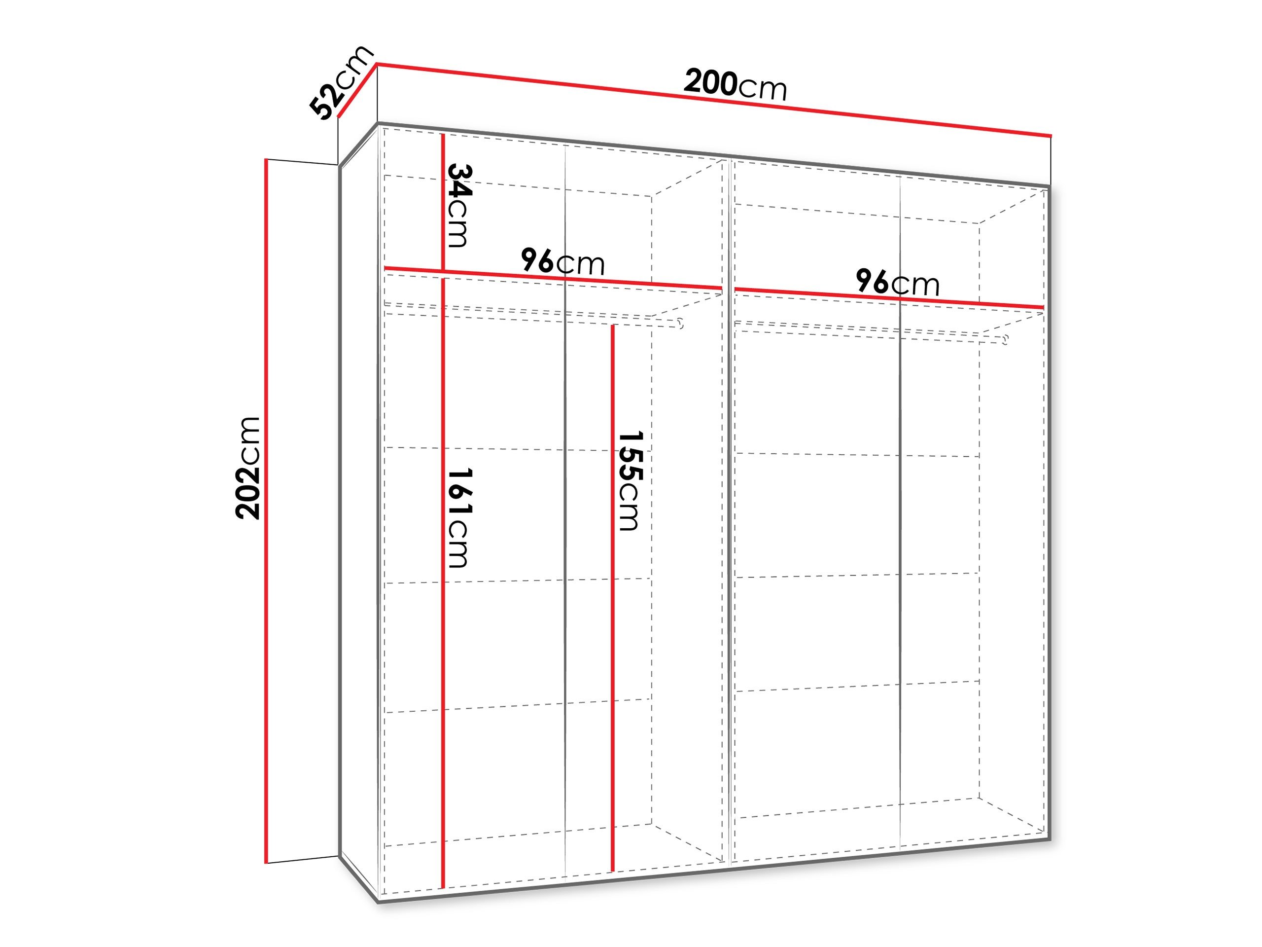 Armoire Hartford 595 (Blanc)