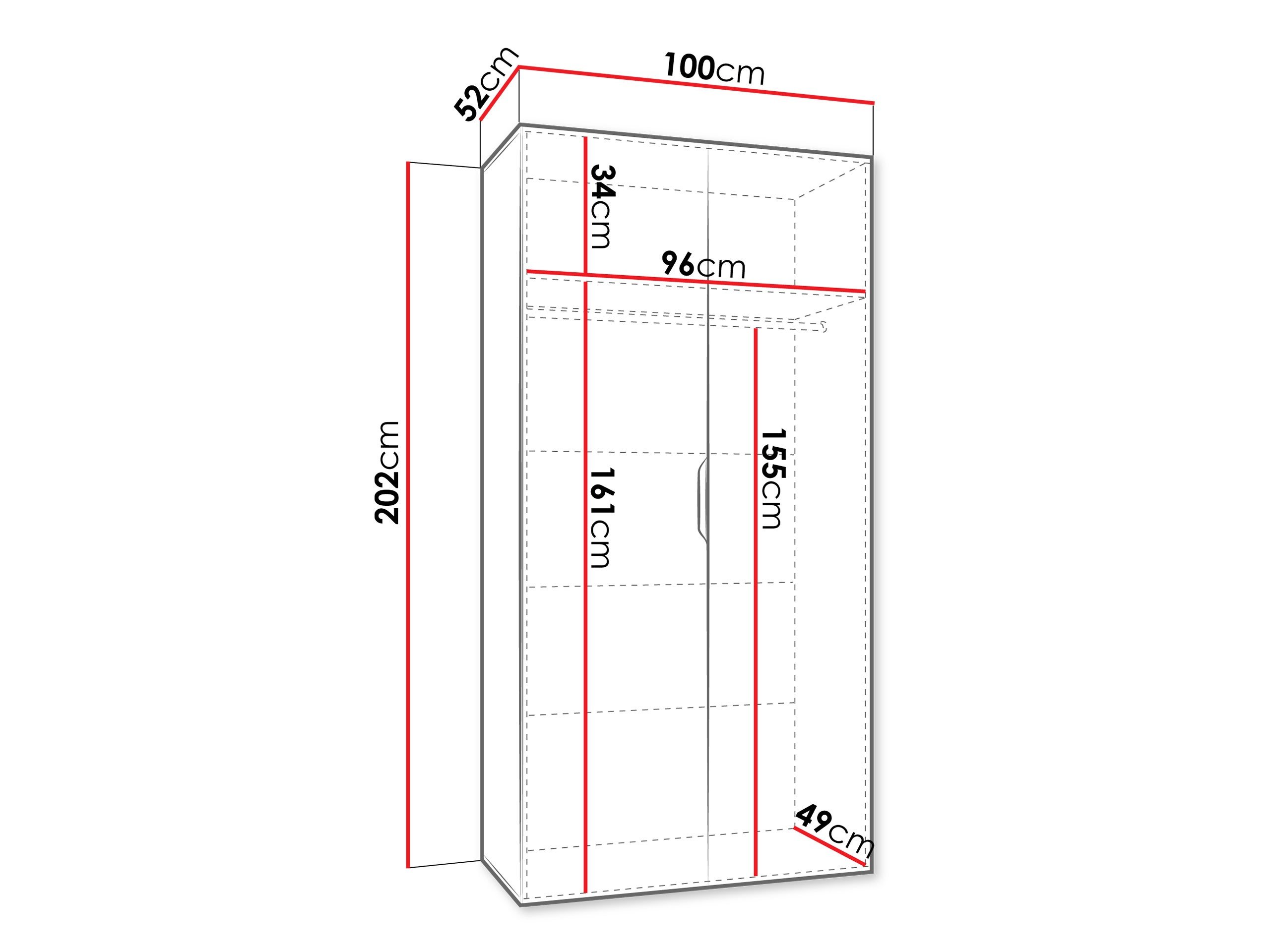 Armoire Hartford 603 (Blanc)