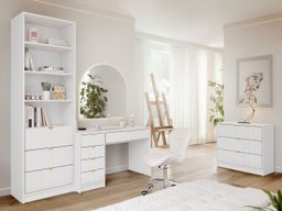 Ensemble de bureau à domicile Comfivo Papilio V (Blanc)