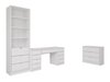 Ensemble de bureau à domicile Comfivo Papilio VI (Blanc)