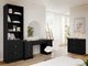 Ensemble de bureau à domicile Comfivo Papilio VI (Noir)
