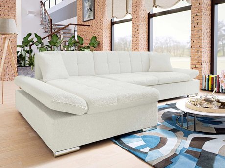 Canapé d'angle Comfivo Serenitas (Boucle Baloo 2073)
