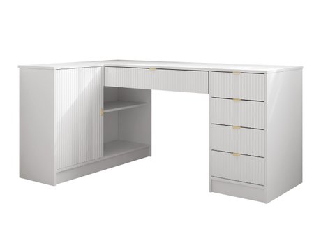 Bureau d'angle Comfivo Papilio II (Blanc)