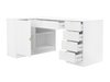 Bureau d'angle Comfivo Papilio II (Blanc)