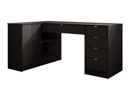 Bureau d'angle Comfivo Papilio II (Noir)