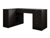 Bureau d'angle Comfivo Papilio II (Noir)