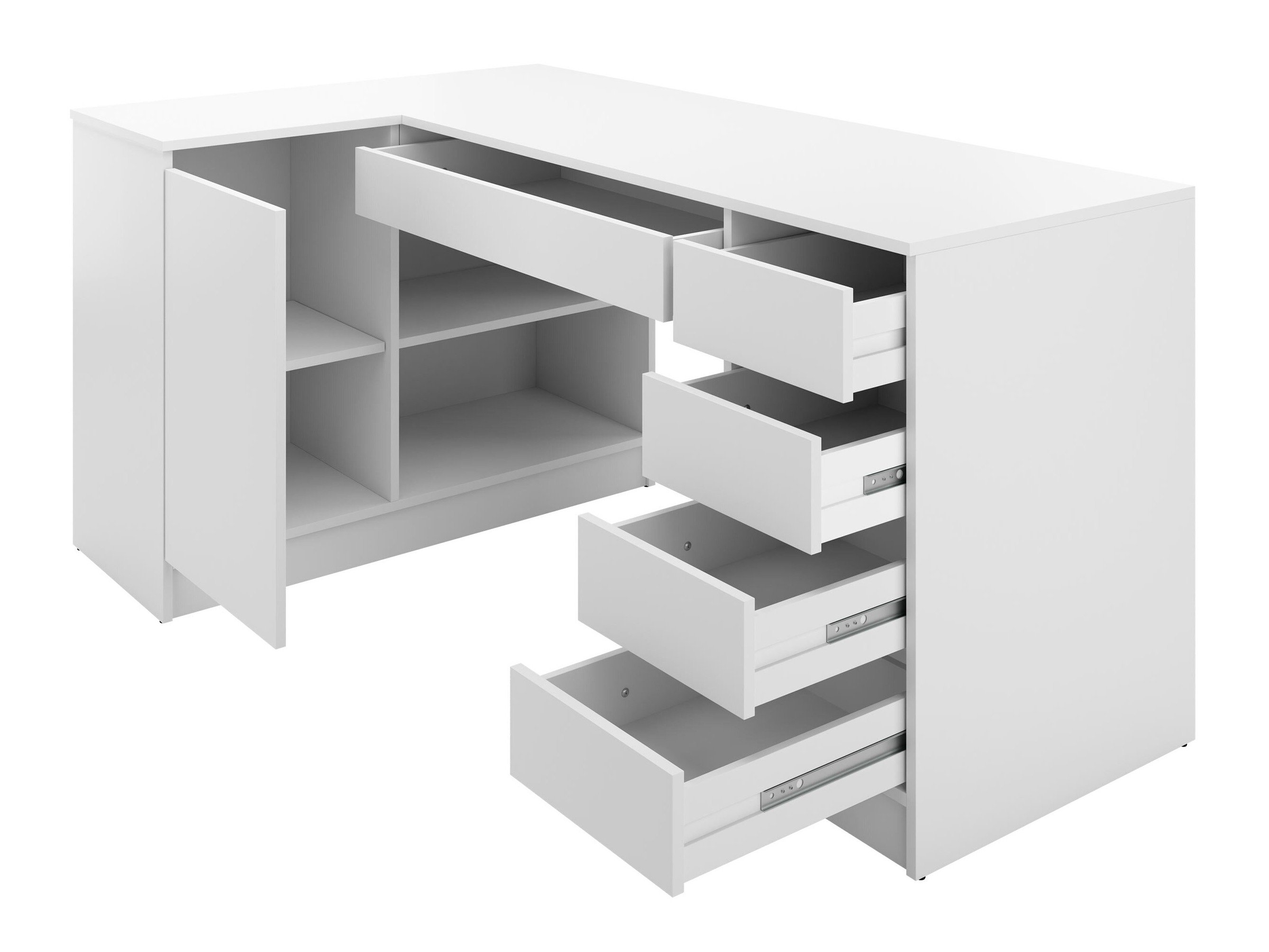 Bureau d'angle Comfivo Terros III (Anthracite)