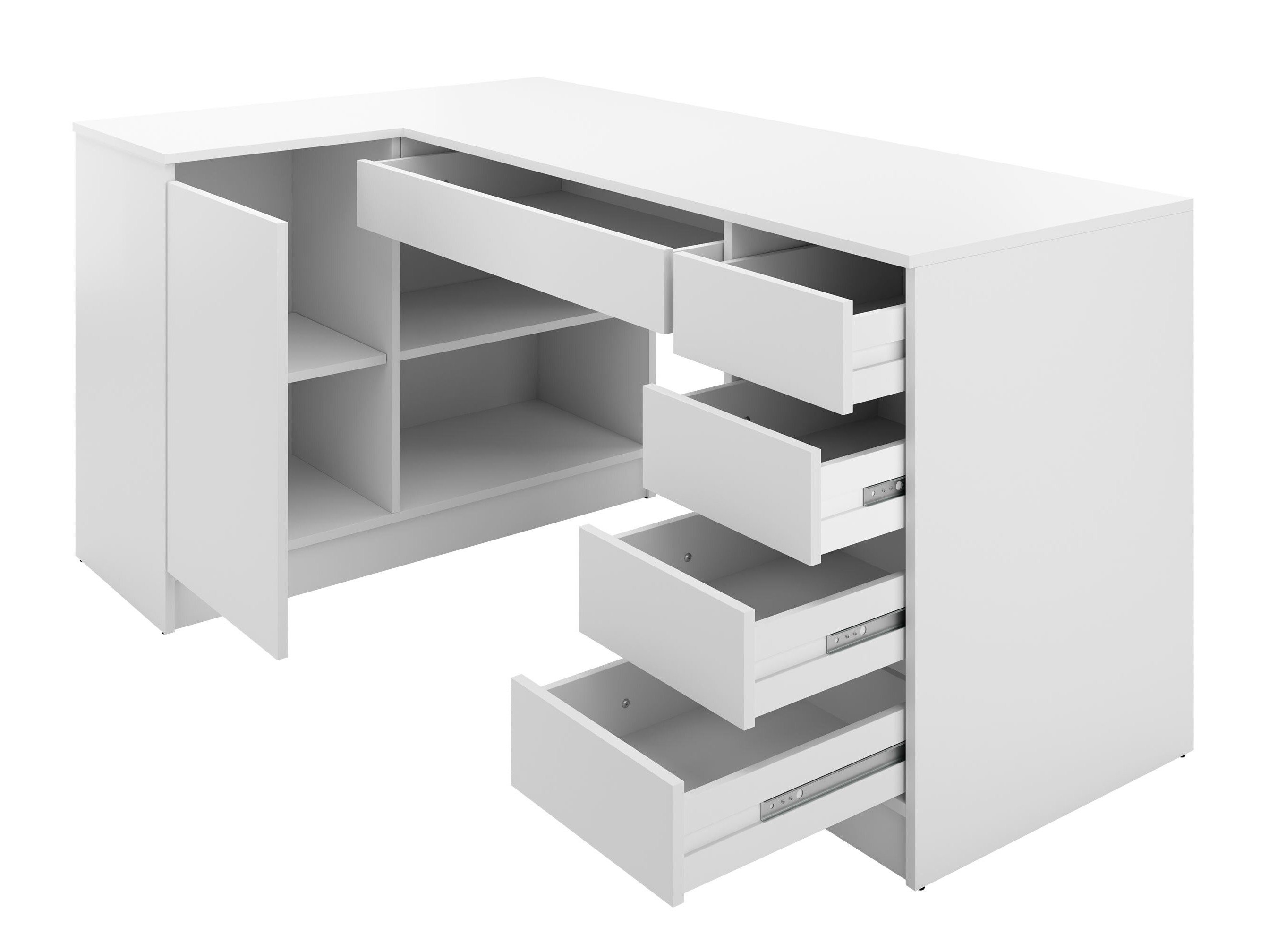 Bureau d'angle Comfivo Terros III (Noir)