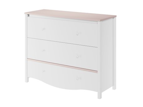 Commode Velferi 125 (Blanc + Rose)