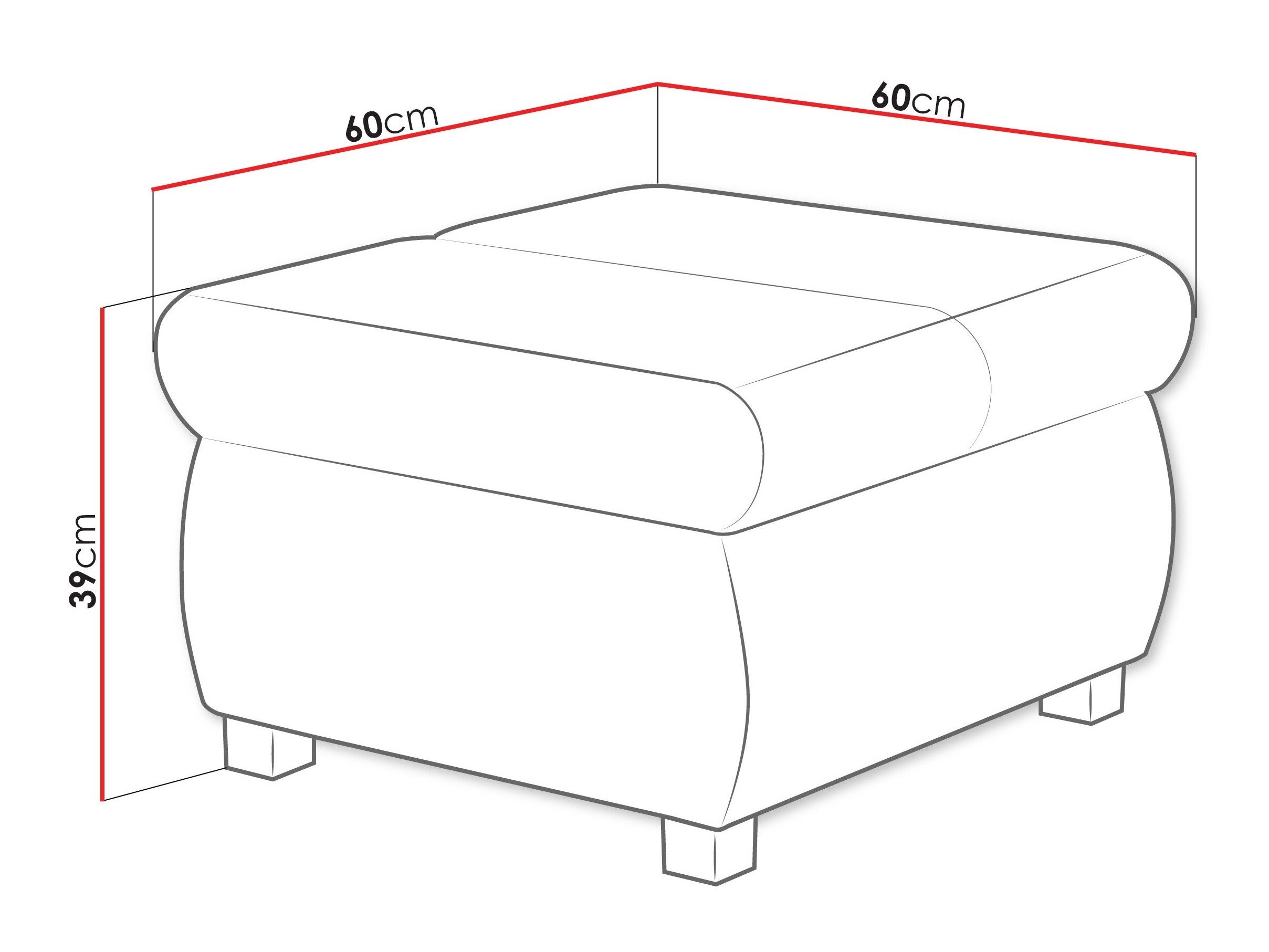 Pouf Comfivo Olivetum (Magic Velvet 2216)