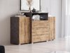 Commode Sarasota 127 (Matera gris + Châtaigne)