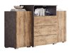 Commode Sarasota 127 (Matera gris + Châtaigne)