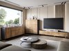 Meuble TV Levtive 101 (Matera gris + Châtaigne)
