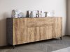 Buffet Levtive 103 (Matera gris + Châtaigne)