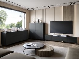 Ensemble de salon Levtive 104 (Graphite)