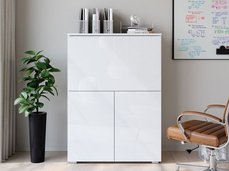 Buffet Mirfivo 107 (Blanc + Blanc brillant)