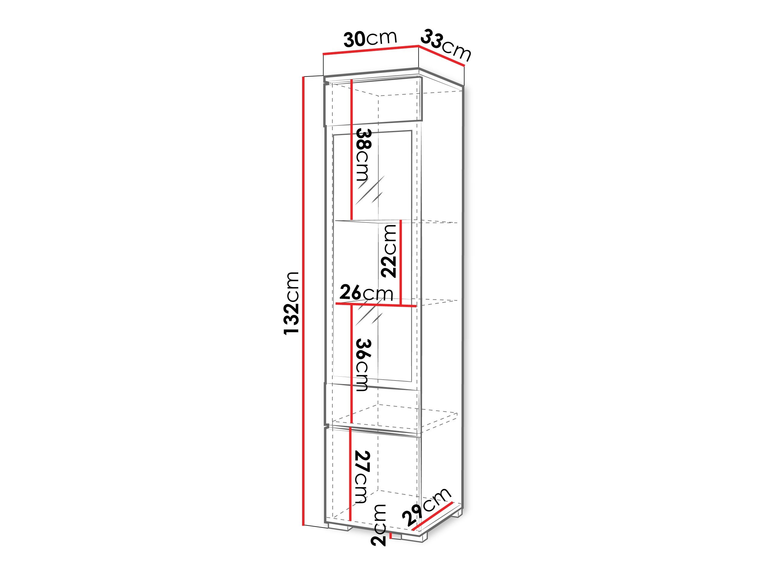Étagère Mirfivo 109 (Cachemire)