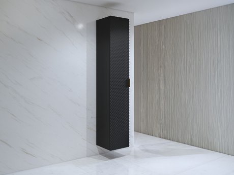 Armoire de salle de bain murale Liretu 105 (Noir)