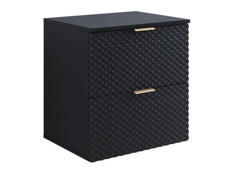 Armoire de salle de bains murale pour lavabo Liretu 106 (Noir)