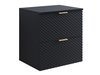 Armoire de salle de bains murale pour lavabo Liretu 106 (Noir)