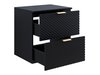 Armoire de salle de bains murale pour lavabo Liretu 106 (Noir)
