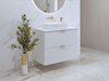 Armoire de salle de bains murale pour lavabo Liretu 107 (Blanc)