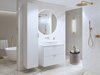 Armoire de salle de bains murale pour lavabo Liretu 107 (Blanc)