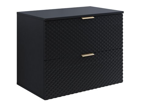 Armoire de salle de bains murale pour lavabo Liretu 107 (Noir)