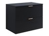 Armoire de salle de bains murale pour lavabo Liretu 107 (Noir)