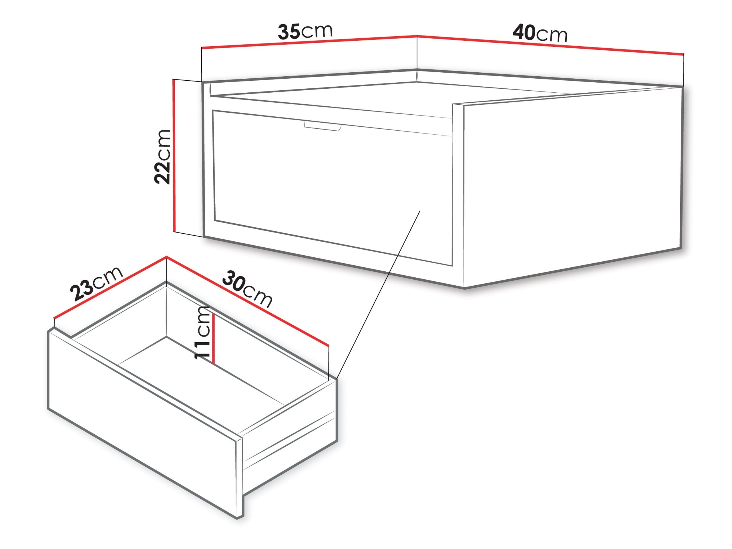 Table de chevet Studos I (Chêne)