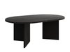 Table basse Comfivo Fungus (Marbre noir + Noir)