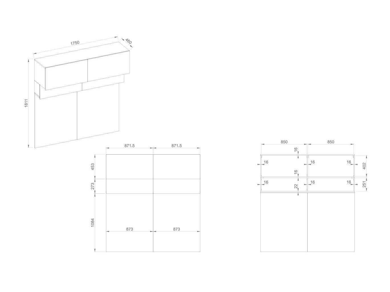 Armoire murale Sermavi 110