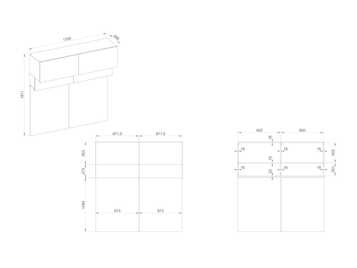 Armoire murale Sermavi 110
