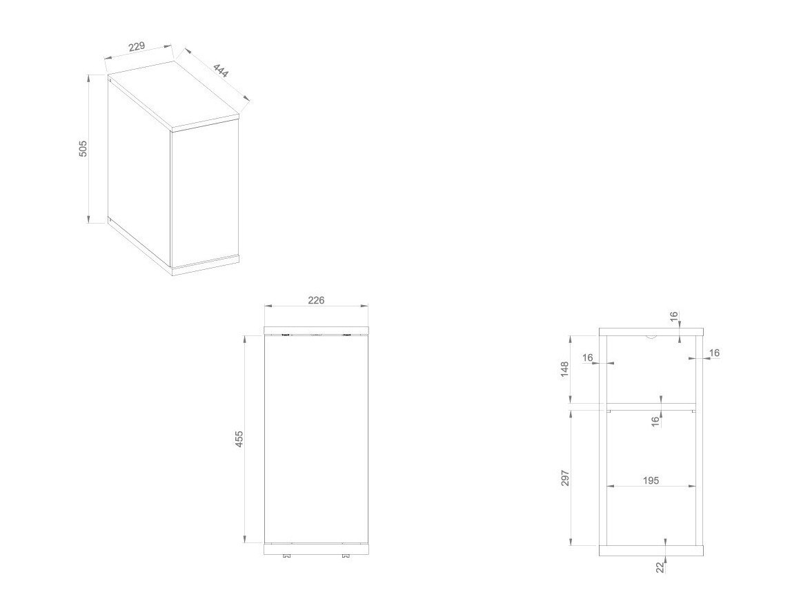 Table de chevet Sermavi 122