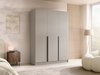 Armoire Closico Decoron I (Cachemire + Noir)