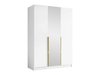 Armoire Closico Decoron II (Blanc + Doré)