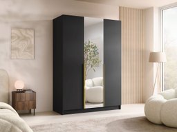 Armoire Closico Decoron II (Noir + Doré)