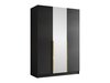 Armoire Closico Decoron II (Noir + Doré)