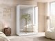 Armoire Closico Decoron III (Blanc + Doré)