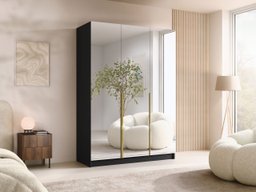 Armoire Closico Decoron III (Noir + Doré)